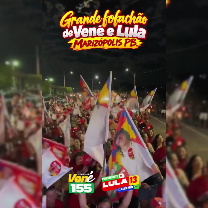 Ato pró Lula realizado em Marizópolis em 26 de setembro de 2026