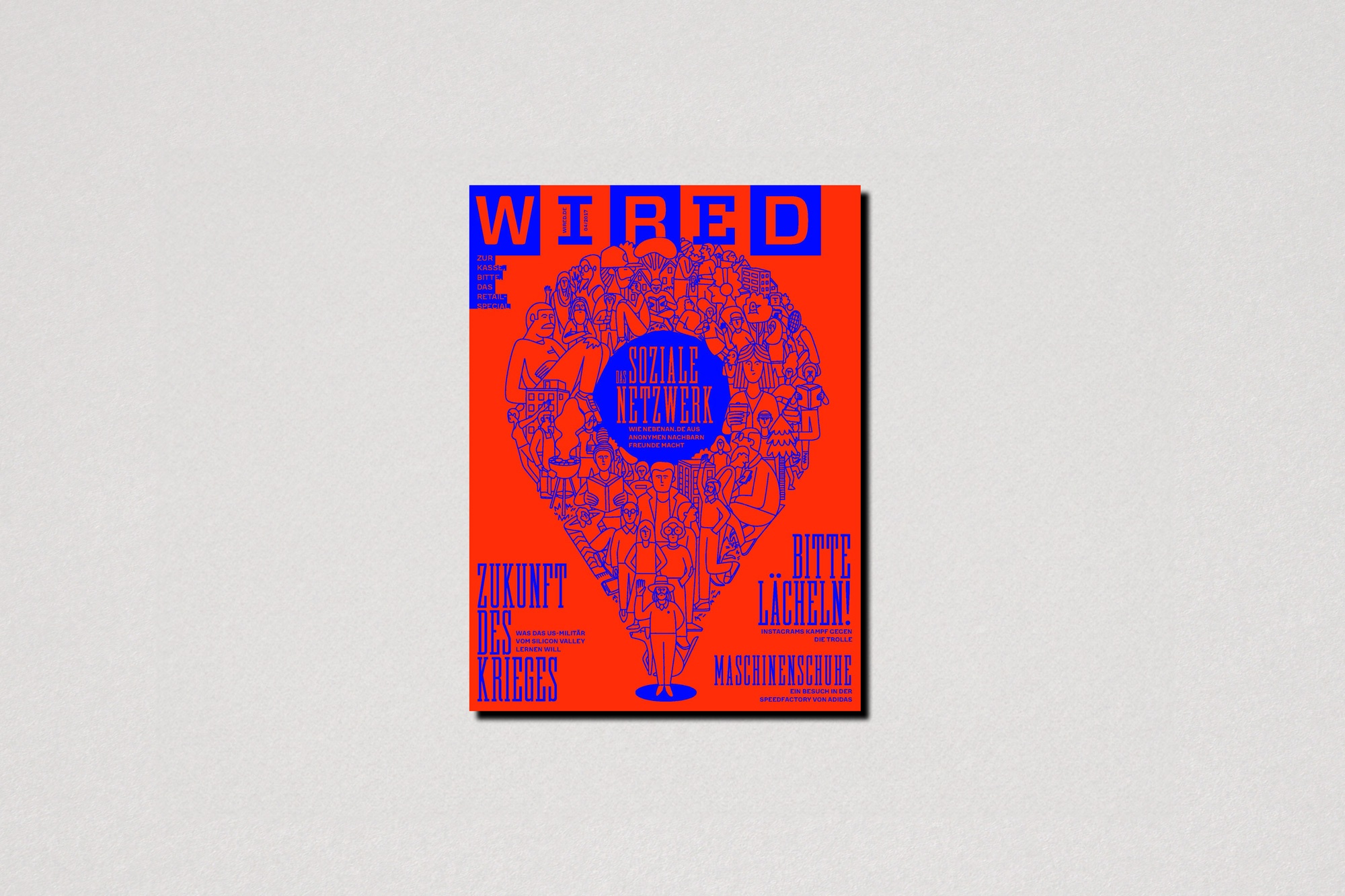 Wired magazine technology cover illustration by Christopher de Lorenzo