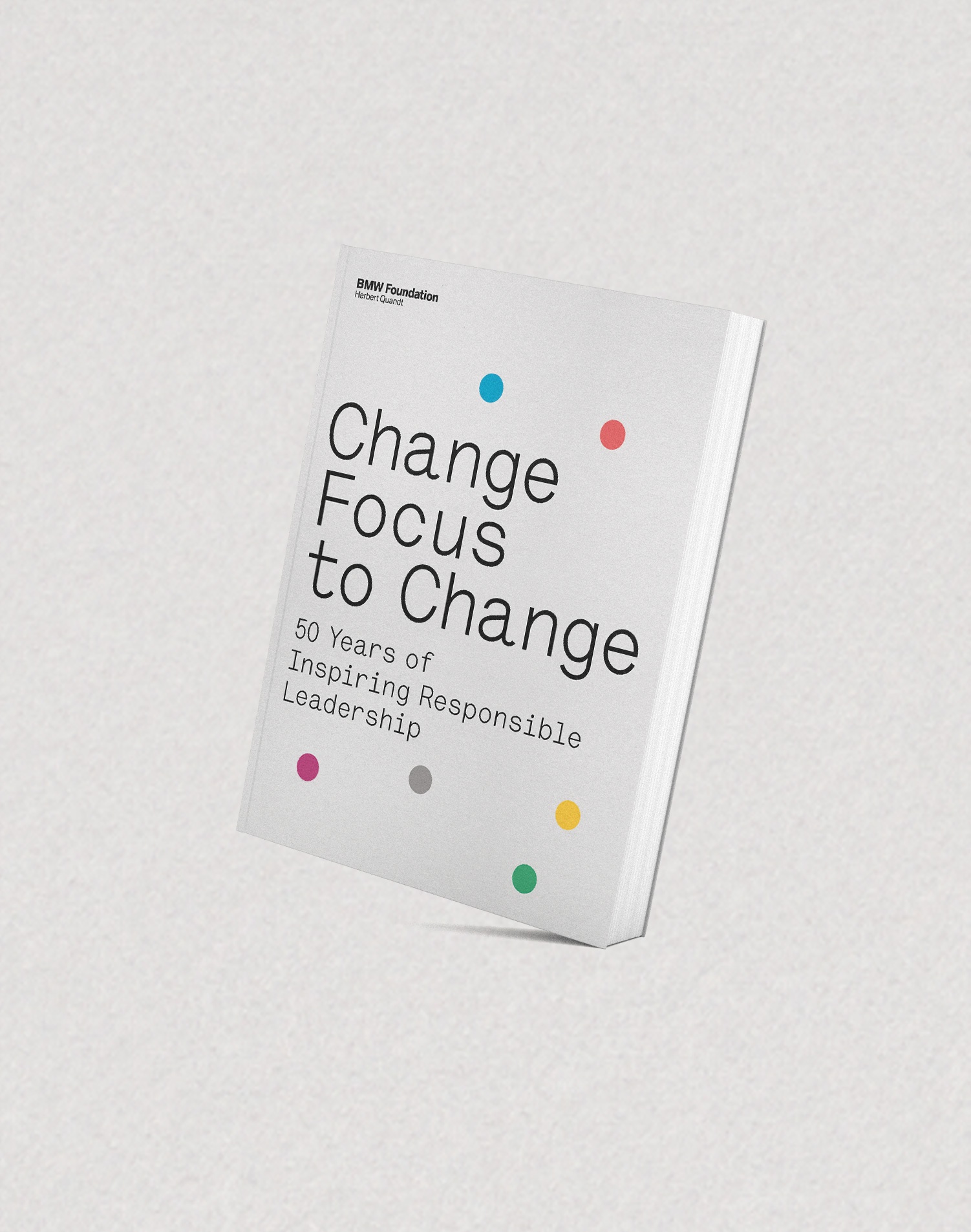 BMW Foundation Herbert Quandt 50 Year Anniversary Book Cover