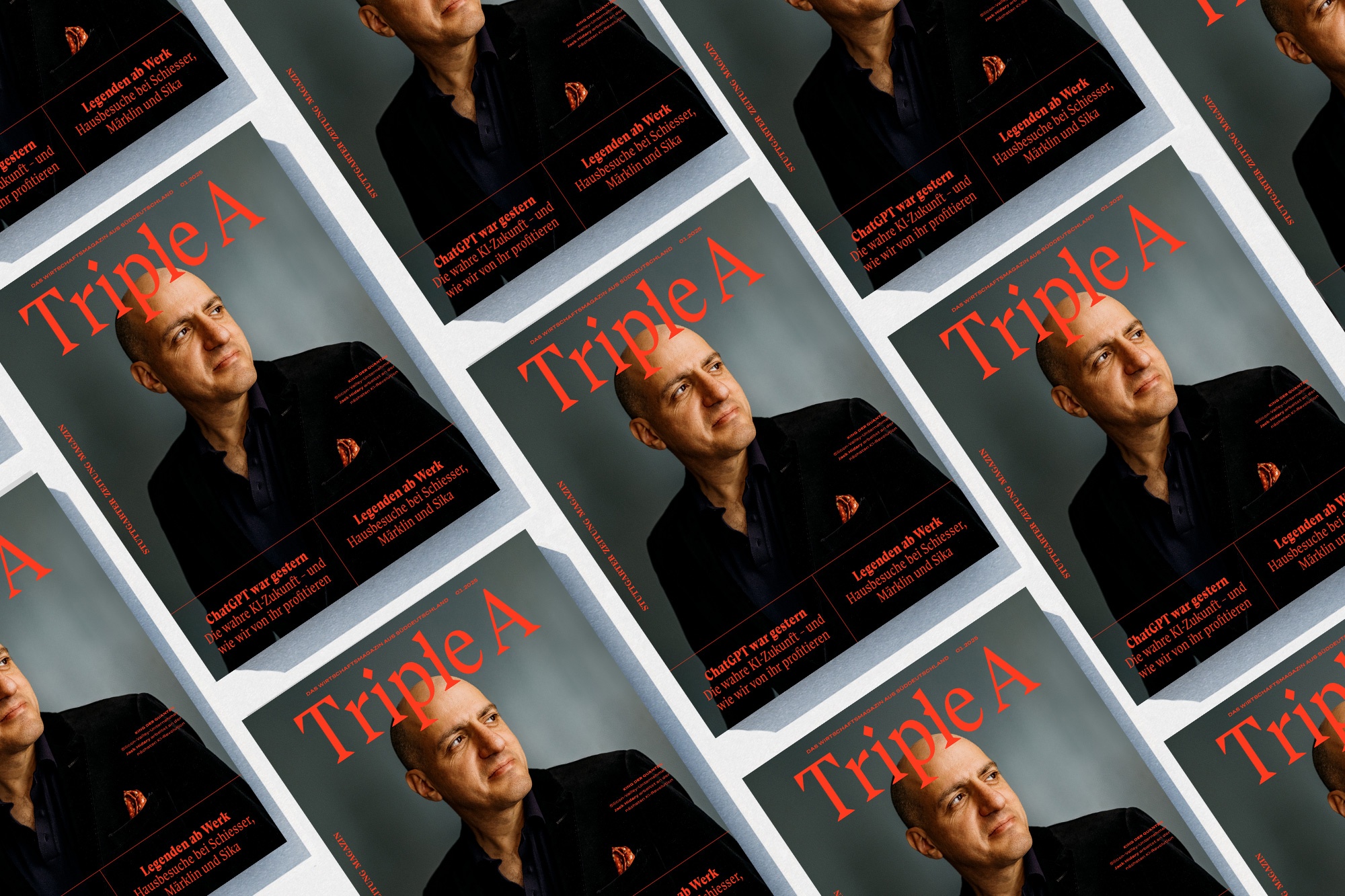 TripleA The biannual business magazine of the Stuttgarter Zeitung Cover