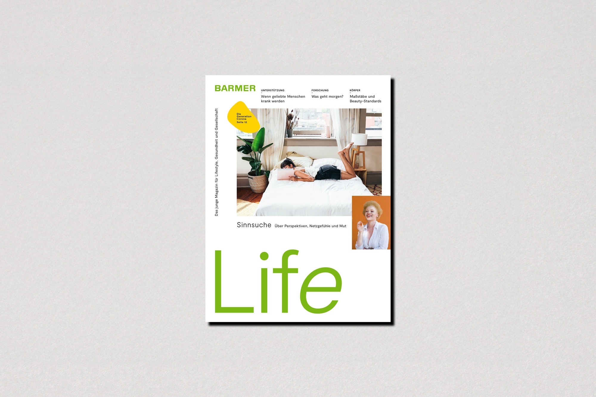 Barmer insurance corporate life magazine cover