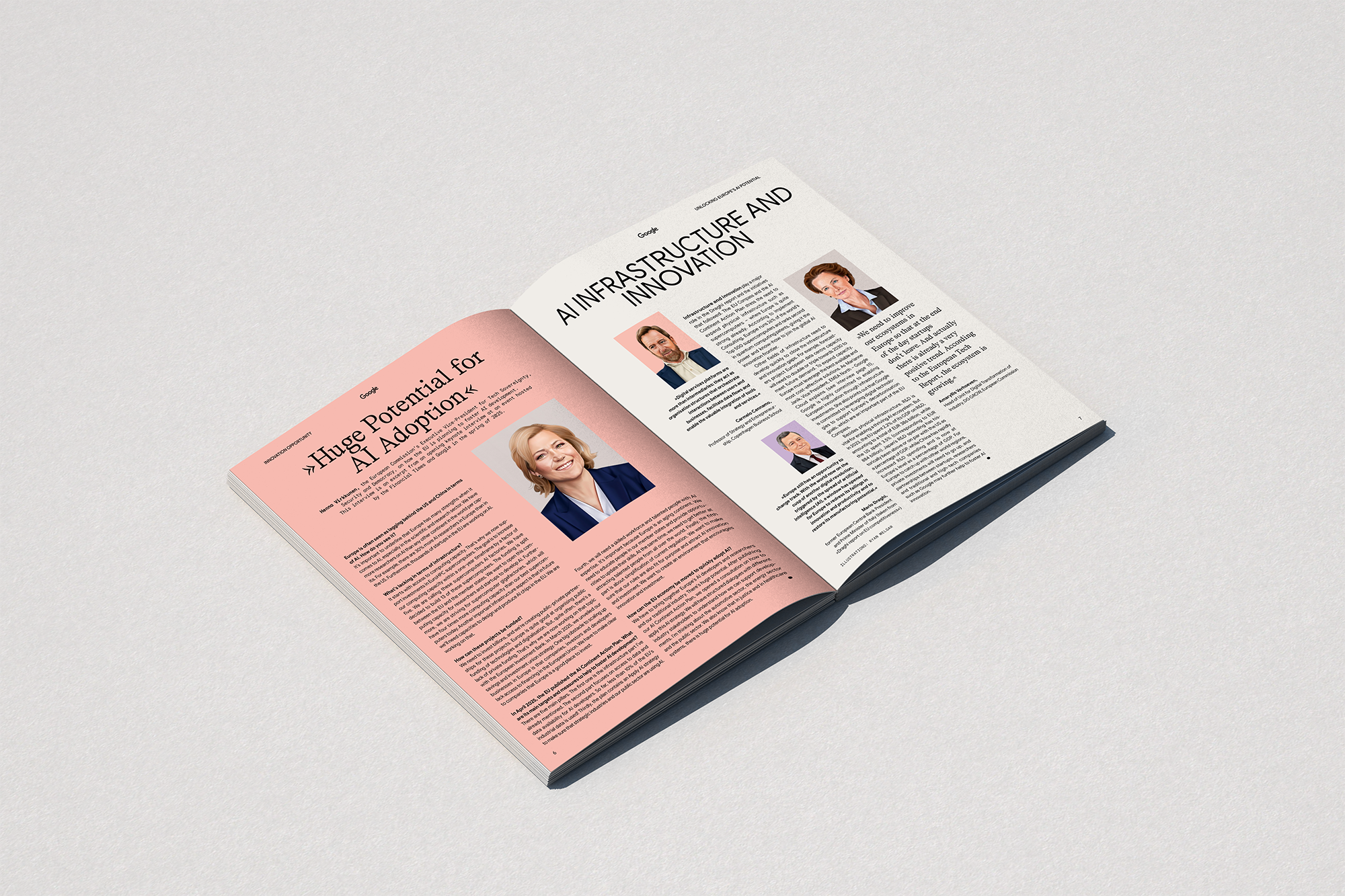 Google Forward Magazine Illustration by Ryan Melgar