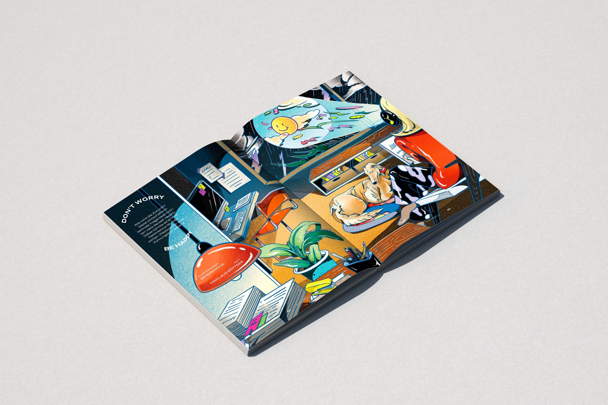 TripleA The biannual business magazine of the Stuttgarter Zeitung Illustration by BEYAPANICHA