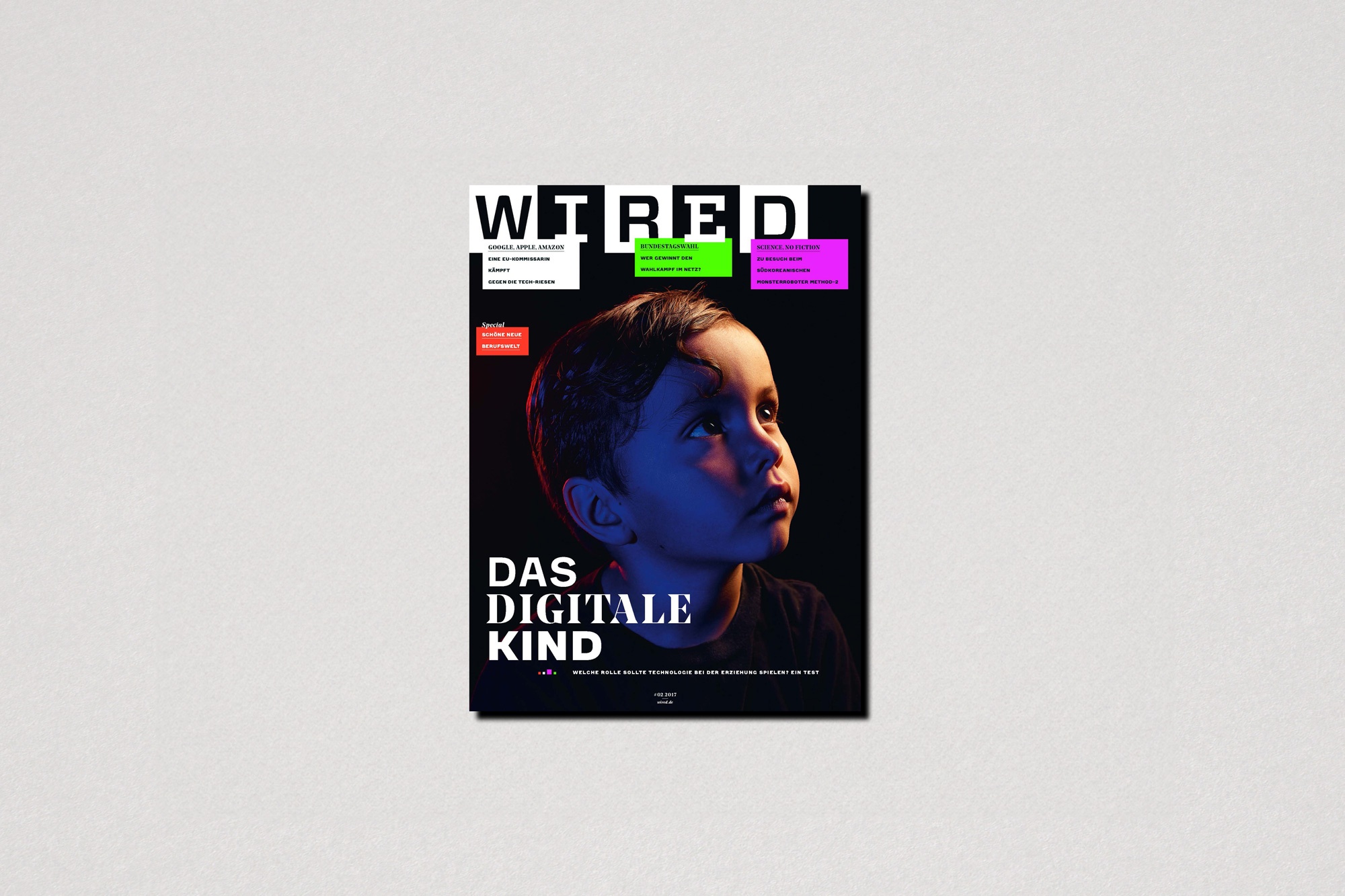 Wired magazine technology cover photography by Spencer Lowell