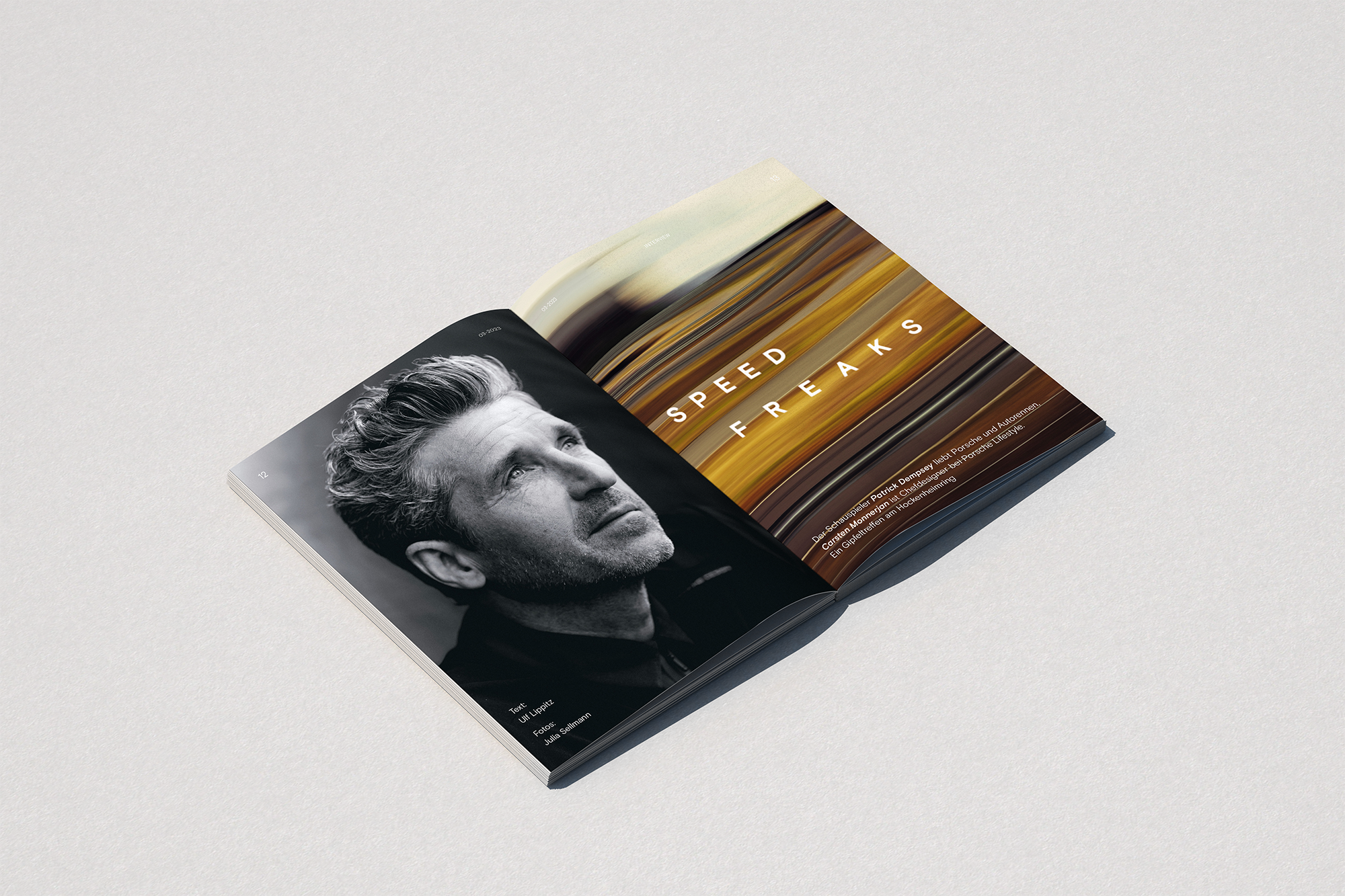 Stuttgarter Zeitung magazine Patrick Dempsey Photography by Julia Sellmann