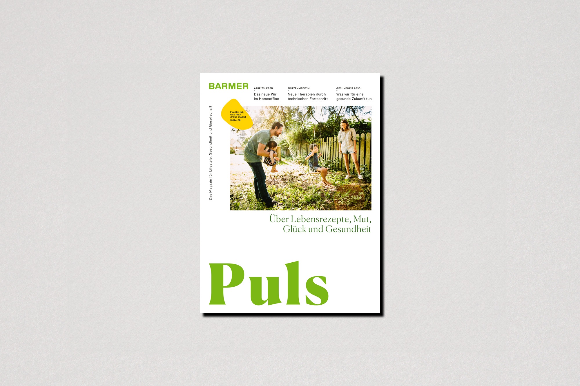 Barmer insurance corporate puls magazine cover