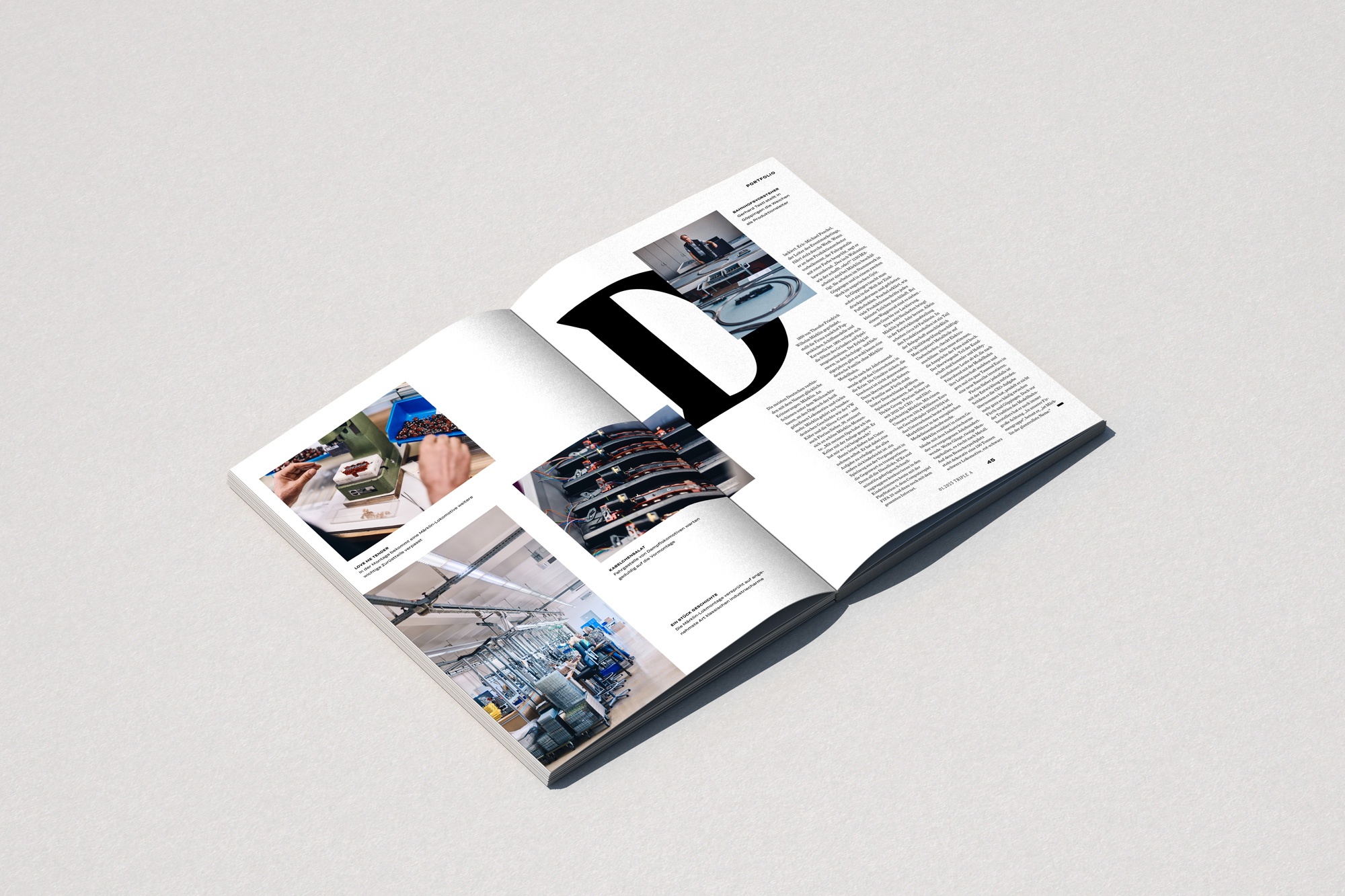 TripleA The biannual business magazine of the Stuttgarter Zeitung Märklin Photography by Tom Ziora 