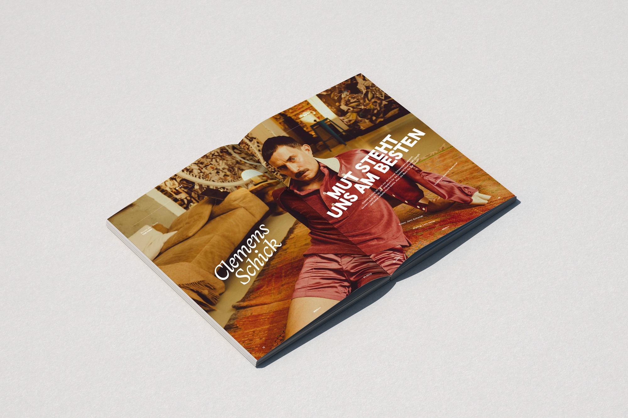 MENsch Fashion magazine Stuttgarter Zeitung Clemens Schick Photography by Jens Schmidt