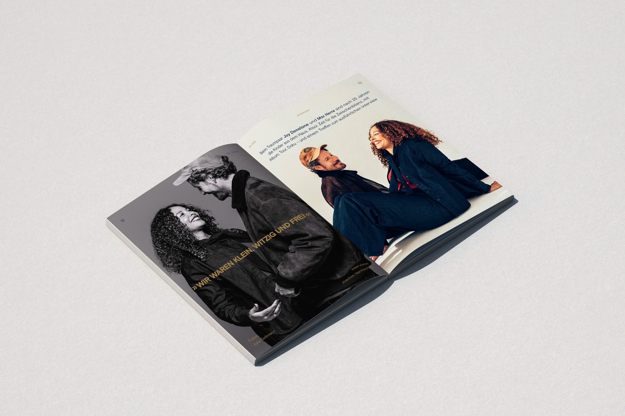 Stuttgarter Zeitung magazine Joy Denalane und Max Herre photography by Julia Sellmann