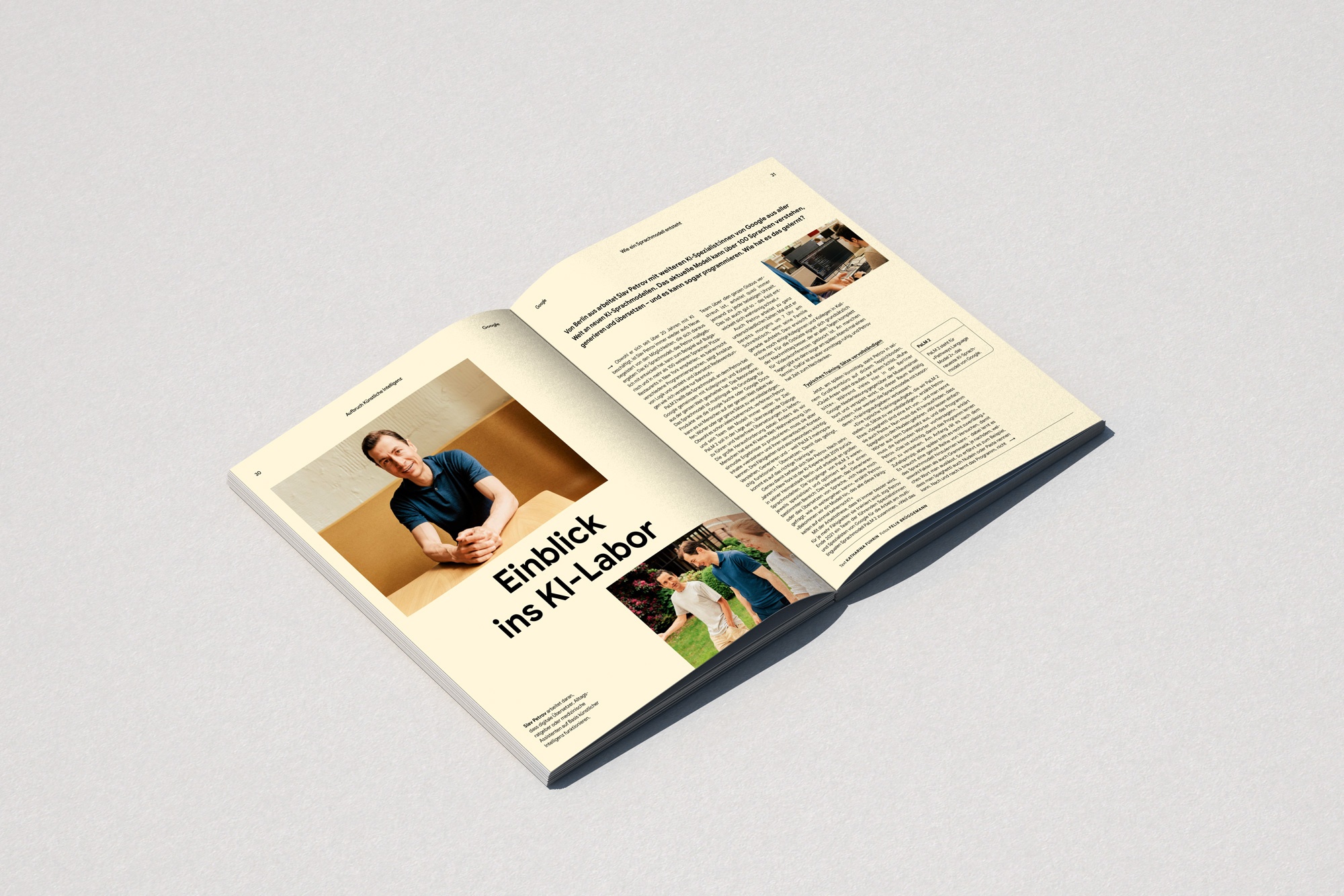 Google Aufbruch corporate magazine photography by Felix Brüggemann