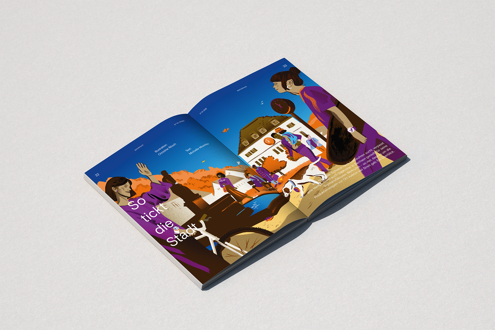 Lifetime The annual watch magazine of the Stuttgarter Zeitung Illustration by Christine Roesch
