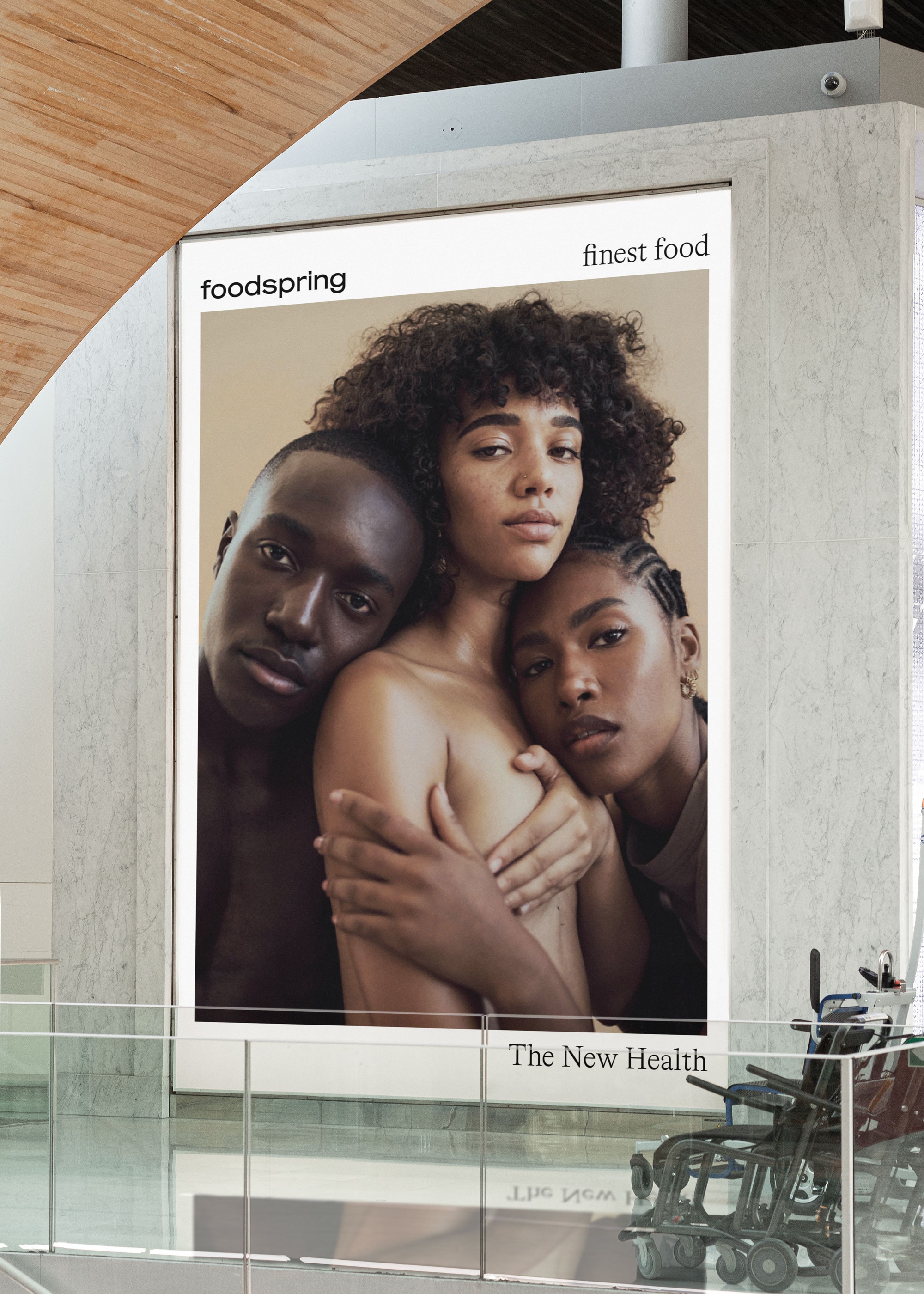 foodspring Out of Home campagne corporate identity 