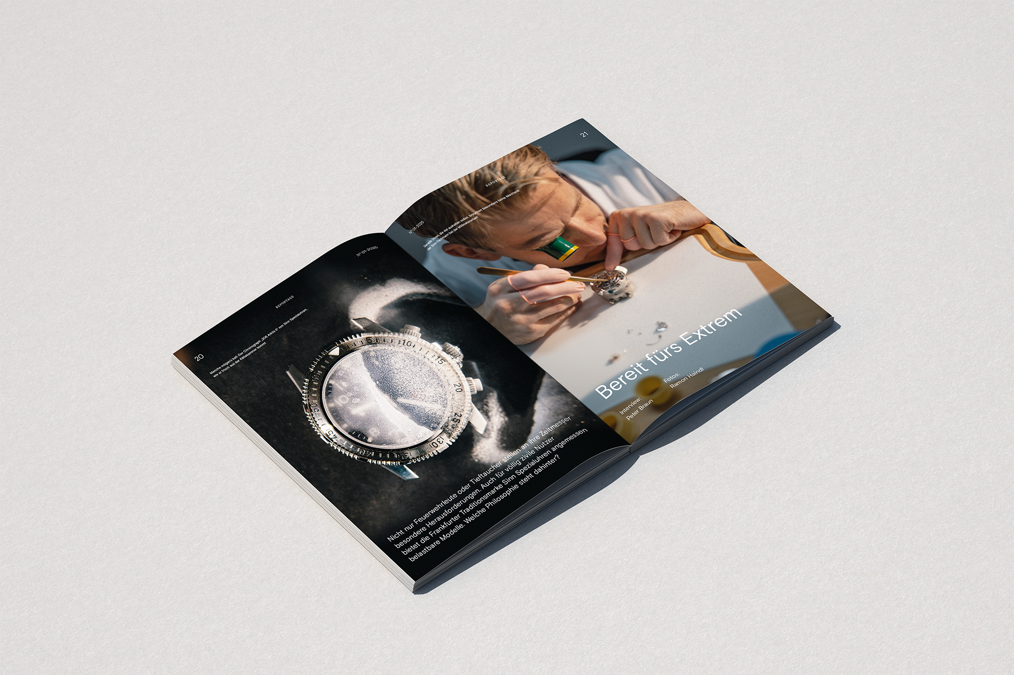 Lifetime The annual watch magazine of the Stuttgarter Zeitung Cover Photography by Ramon Haindl