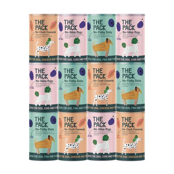 THE PACK Plant-Based Wet Dog Food: Complete, Nutritious & Eco-Friendly Meals