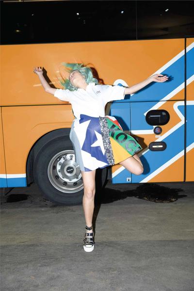 A woman dancing ballet. Converse X Faith Connexion, Koché, Feng Chen Wang collaboration