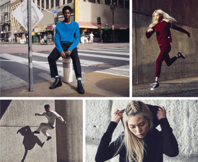 ACTION SHOTS OF SPORTS MODELING FOR CONVERSE