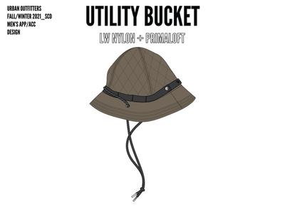 QUILTED UTILITY BUCKET HAT DESIGN