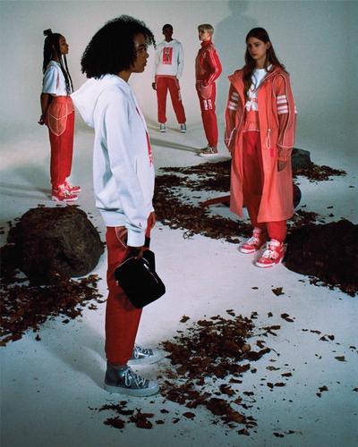 An image of a group of women in the Feng X Converse collection. Converse X Faith Connexion, Koché, Feng Chen Wang collaboration