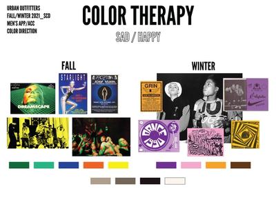 COLOR THERAPY AKA SAD HAPPY, COLOR DIRECTION
