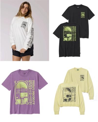 The Dark Sky collection of a graphic t-shirts, hoodies, and hats by Parks Project.