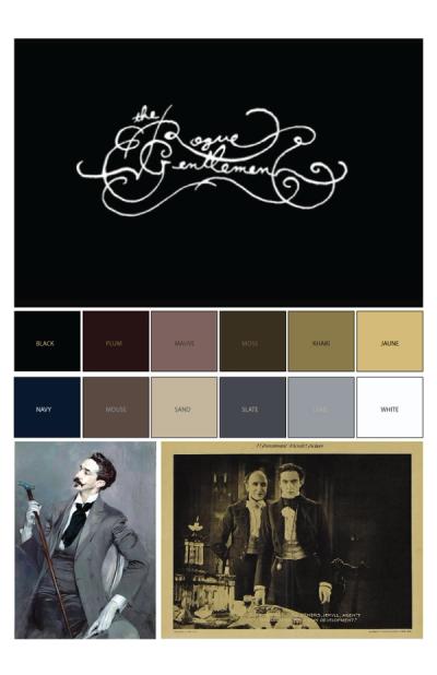 MENSWEAR MOODBOARD & COLOR COLLAGE