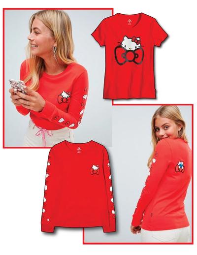 Collection of photos of a woman and a tee shirt