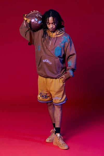 Man holding a basketball