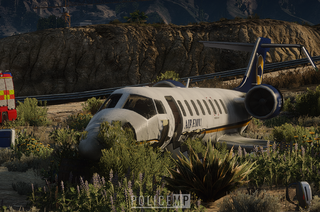 Front of the plane which was involved in the incident