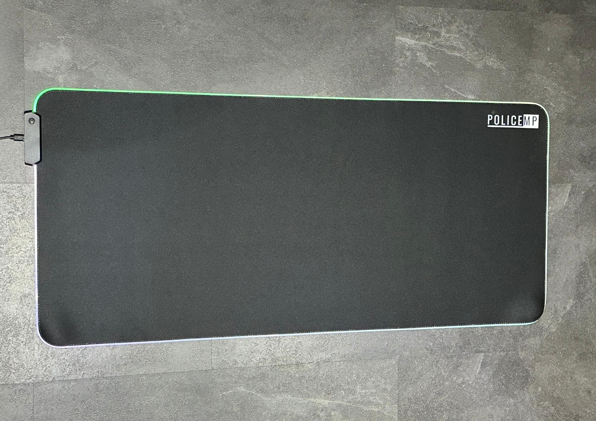 PoliceMP RGB Gaming Mouse Mat