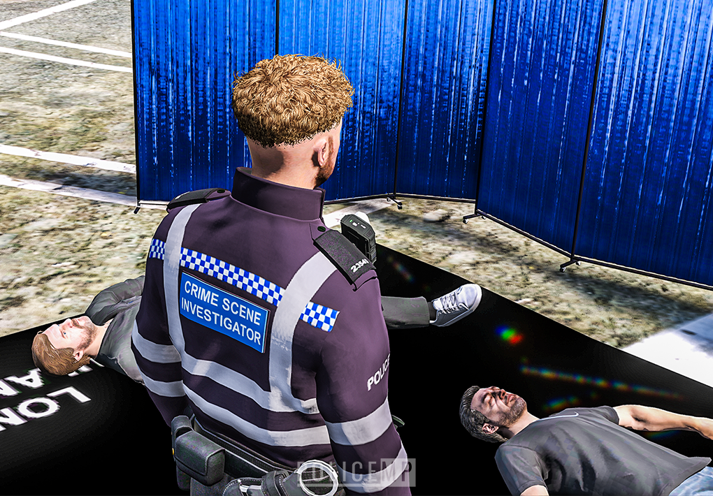 Crime Scene investigations taking place