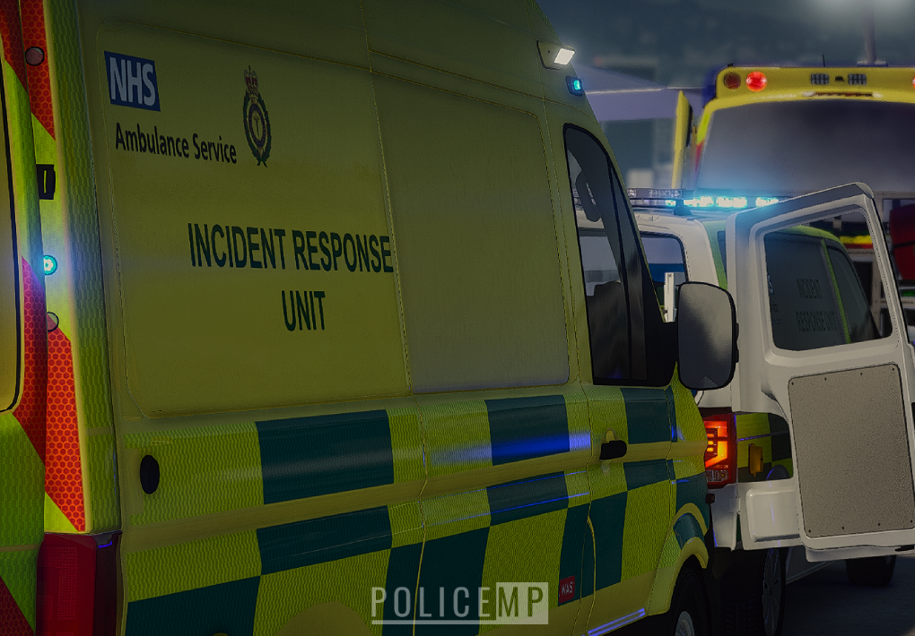 HART Incident response unit attending the scene