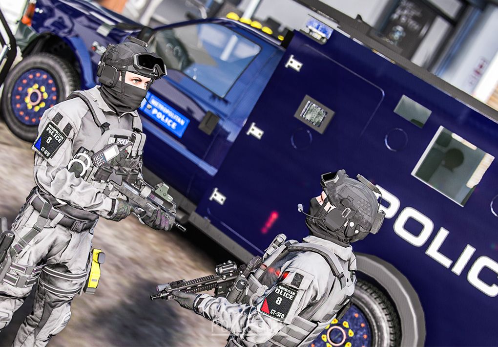 Counter Terrorism Units preparing a tactical plan