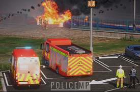 Major Incident: Supercar Race Ends in Fiery Chaos