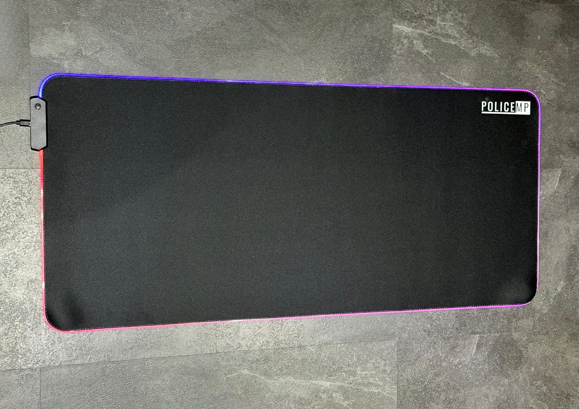 PoliceMP RGB Gaming Mouse Mat