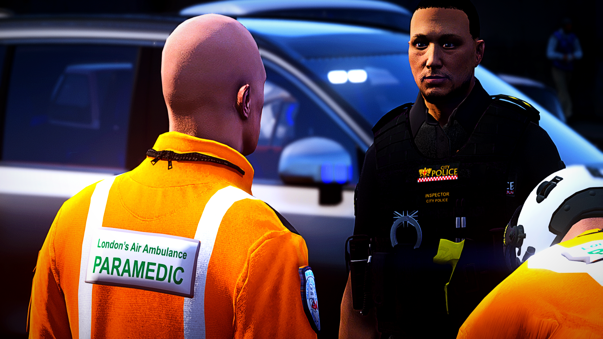 Helicopter Emergency Medical Service ST6 on scene