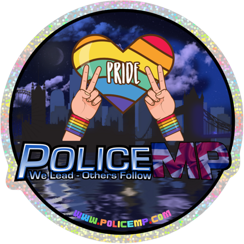 PoliceMP Pride Sticker