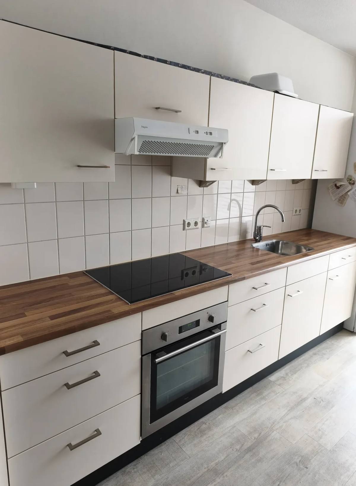Keuken in linnenlook: zo zag het er eerst uit