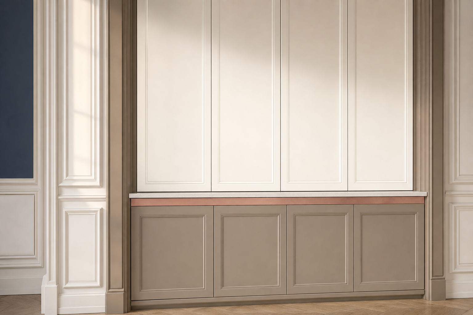 Gloria Library Tasting Alcove | acero inoxidable 304 | FADIOR HOME acabado y detalle