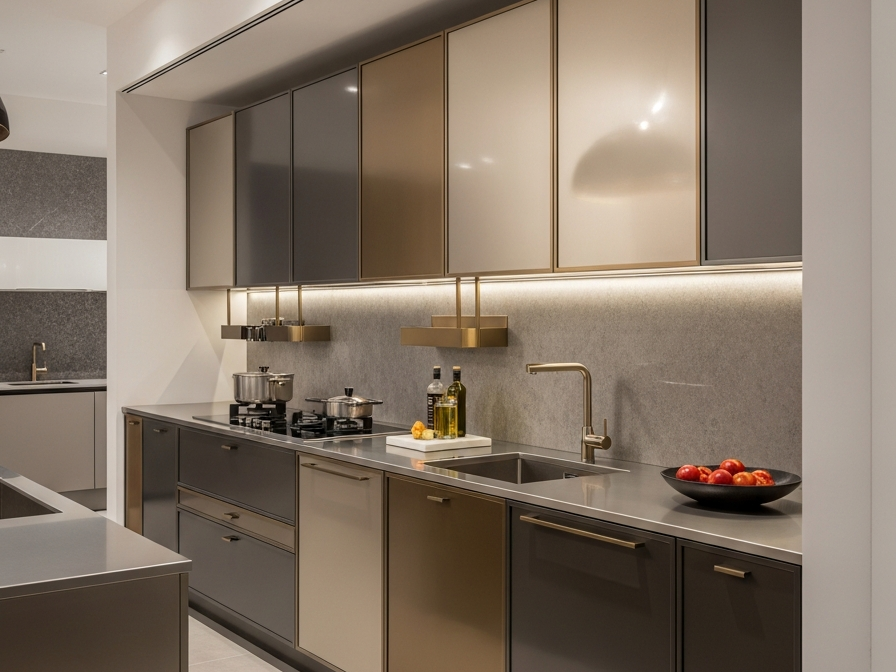 Fadior Foshan Brand Temple Experience Center — 304 stainless steel kitchen system, architectural view