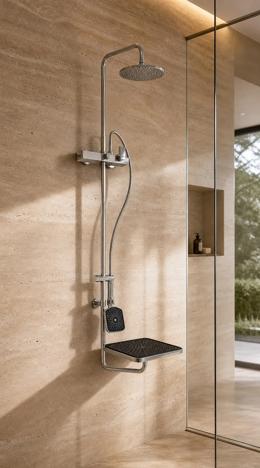 Four-Function 302 mm Spray-Gun Shower System — HJ-025