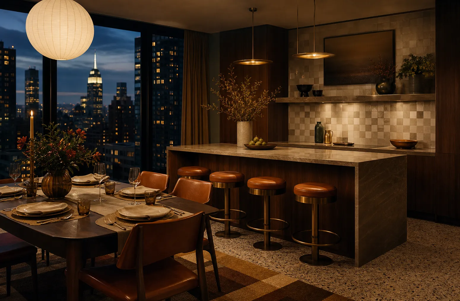 Kitchen decision comparison scene with warm counters and golden accents for long-term tap value.