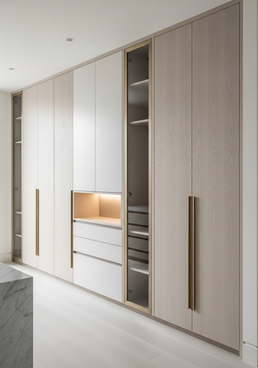 Fadior Brera Wardrobe Suite — interior room context showing cabinet integration