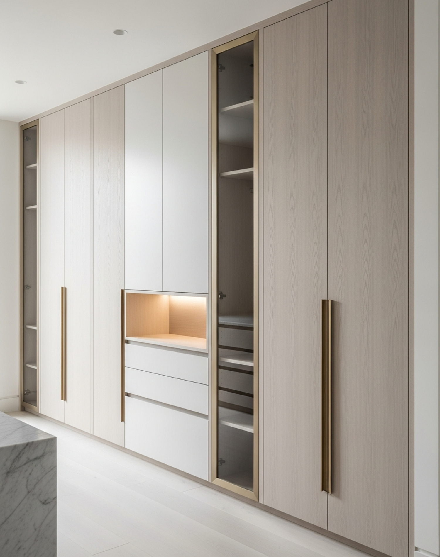 Fadior Brera Wardrobe Suite — interior room context showing cabinet integration