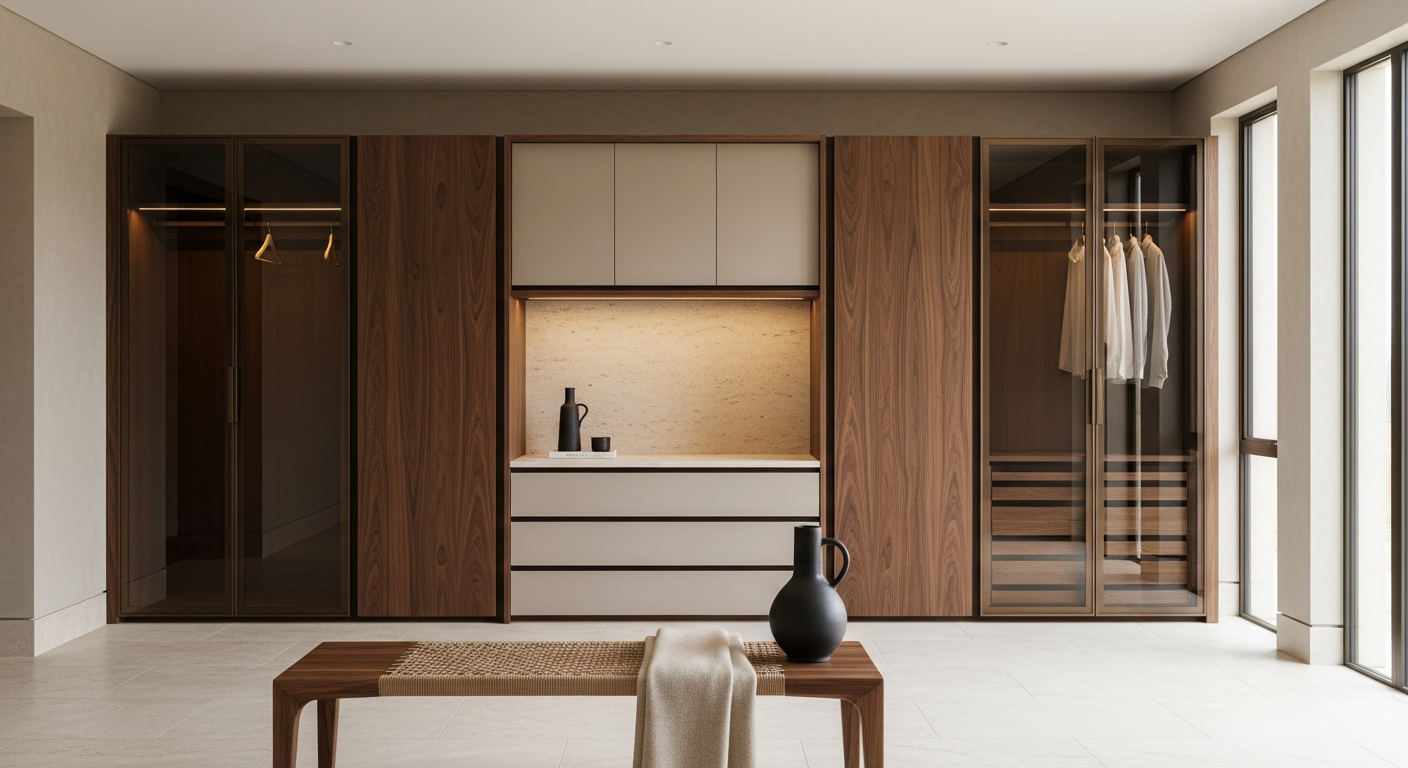 Fadior Brera Wardrobe Suite — lifestyle setting with natural light and residential styling