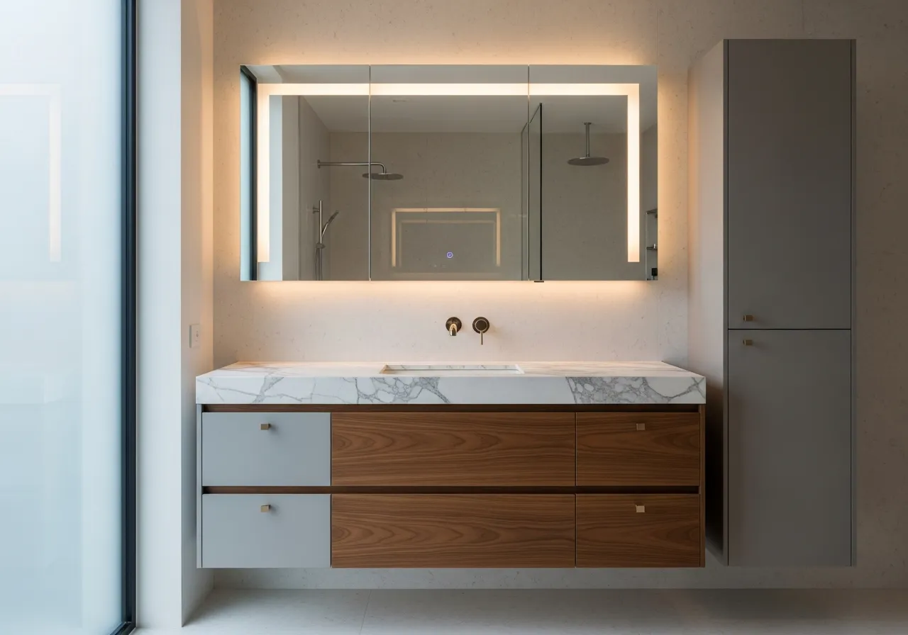 Mueble de Baño de Acero Inoxidable: Guía de Especificaciones Impermeables imagen 2