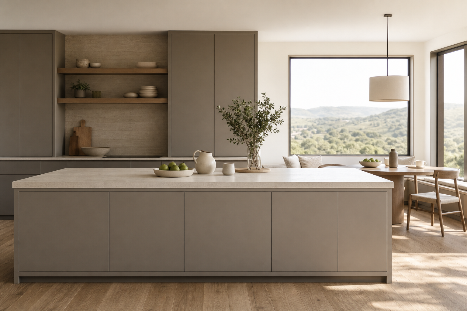 Fadior Atelier Hearthline Island — lifestyle setting with natural light and residential styling