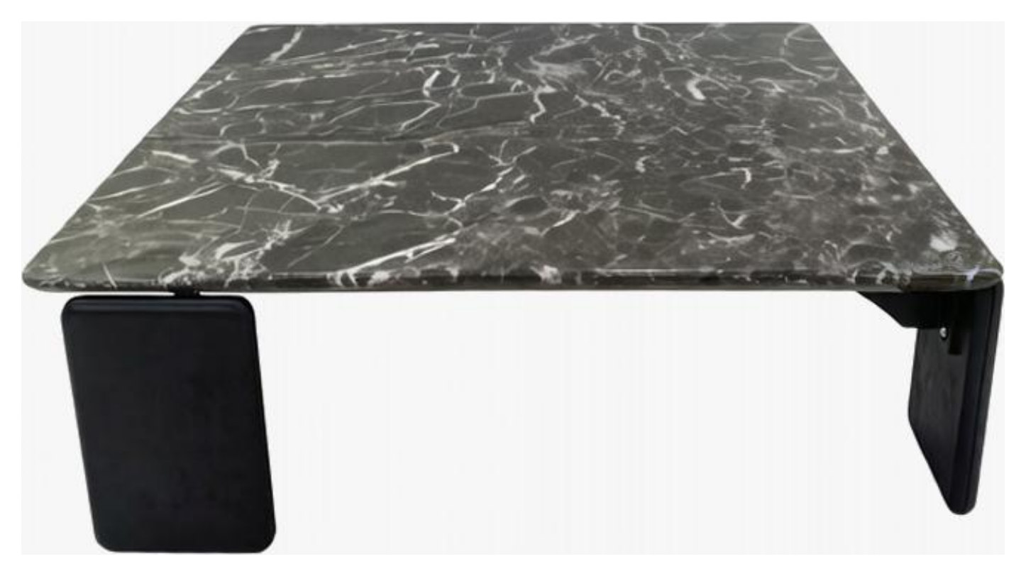 Mesa de centro con tapa de piedra vista del producto