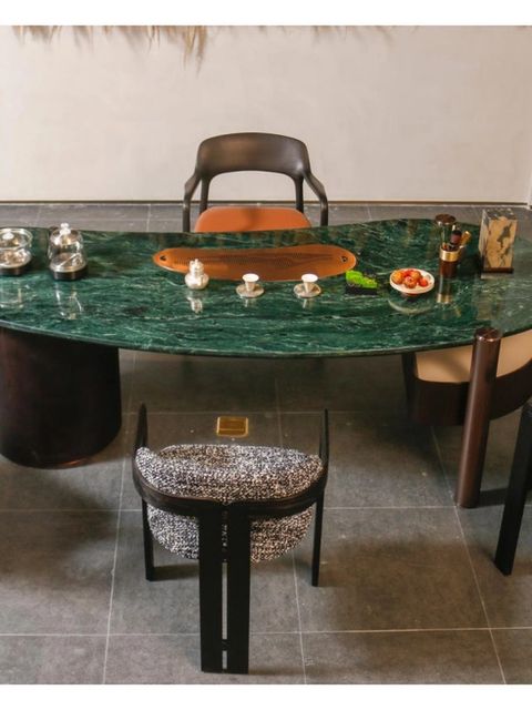 Marble Tea Table 2000 × 1070 × 700H product photo for FADIOR HOME shop