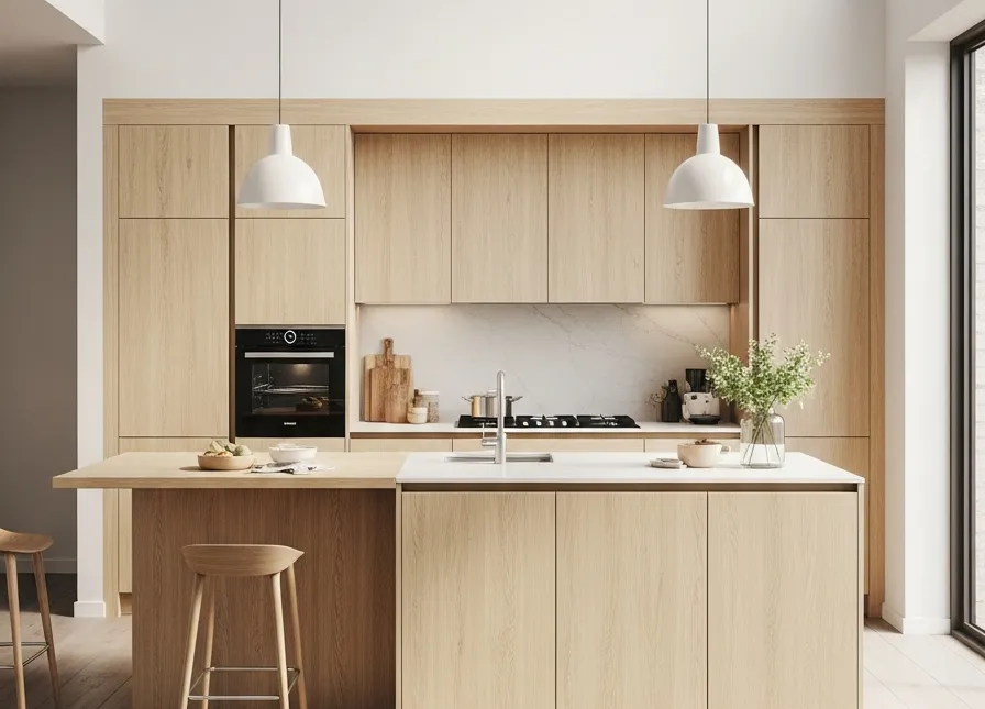 Fadior Silkstone Kitchen Suite — 304 stainless steel kitchen system, front view