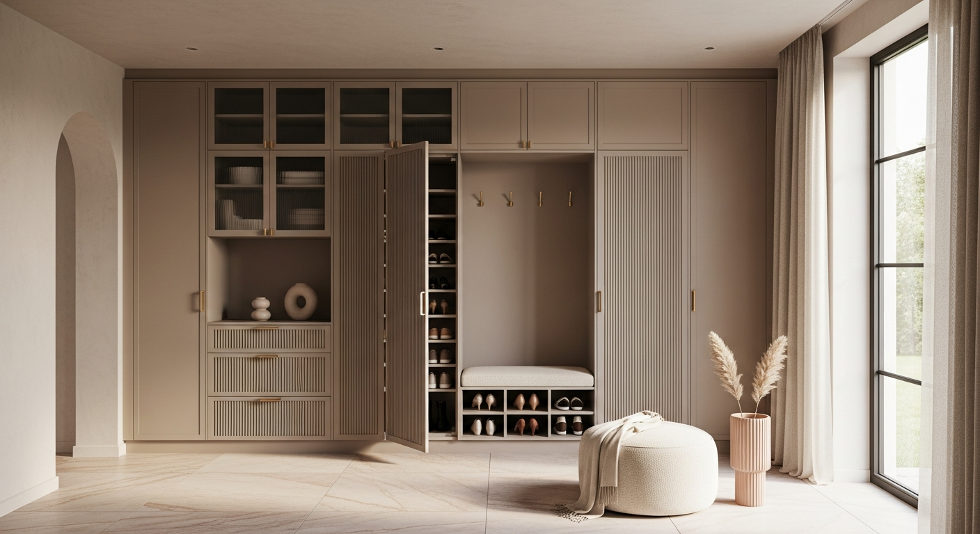 Fadior Archetype Shoe Wardrobe — lifestyle setting with natural light and residential styling